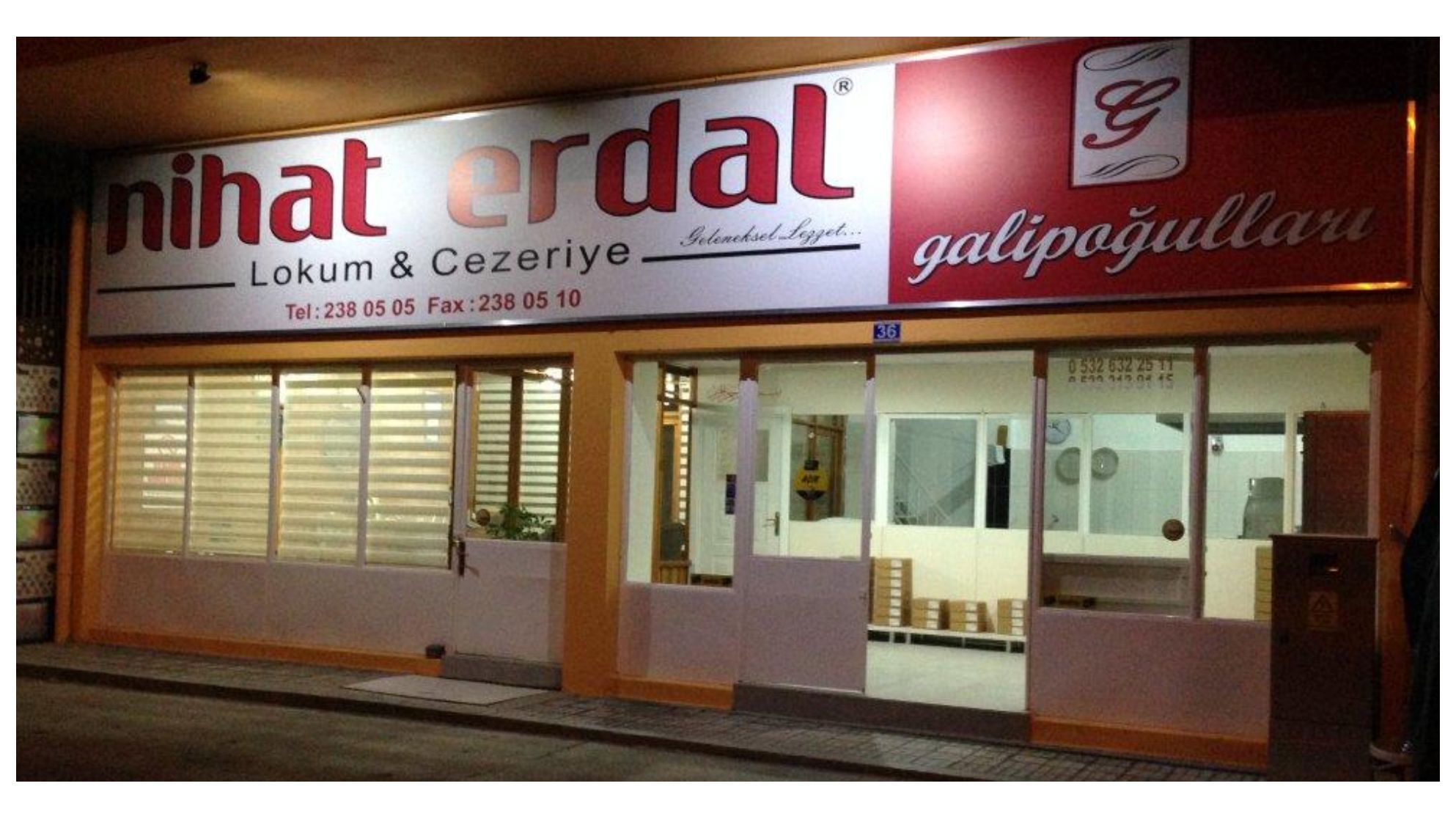 Galipogullari Nihat Erdal Lokum Cezeriye