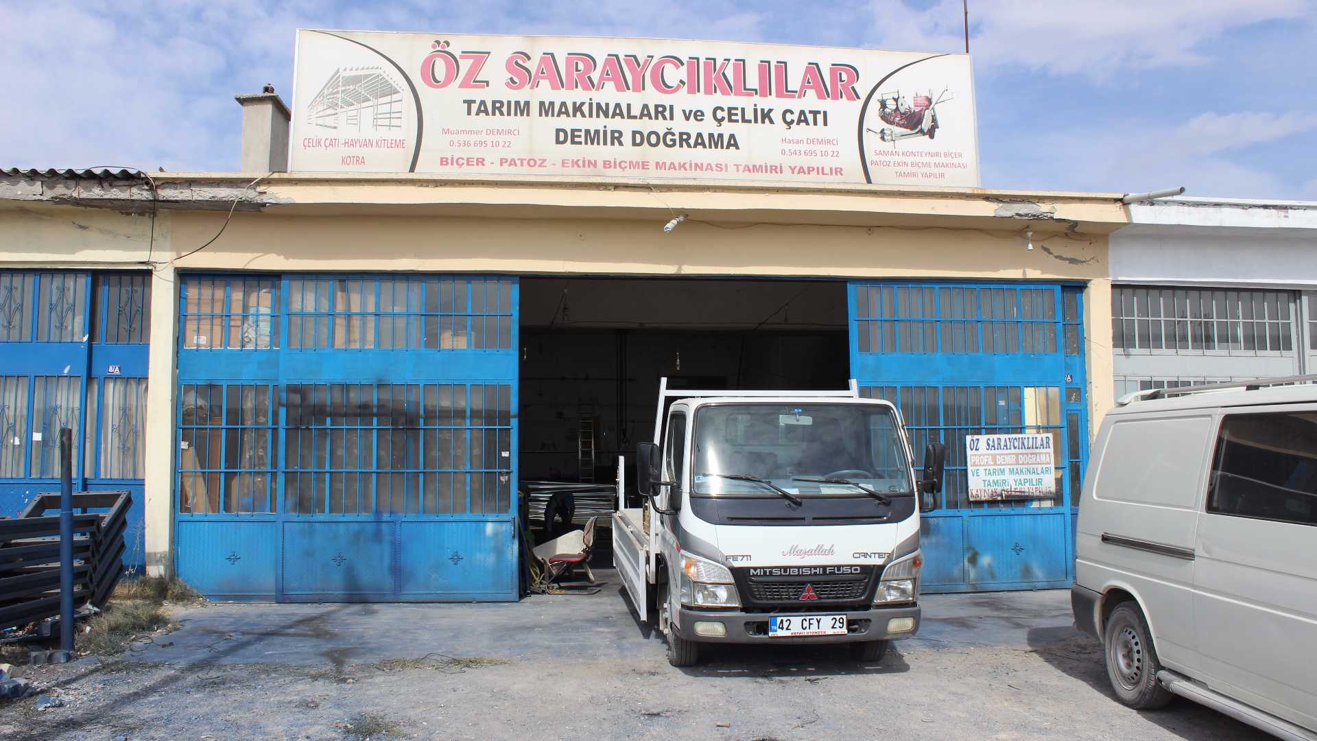 Öz Saraycıklılar Tarım Makinaları ve Çelik Çatı Demir Doğrama