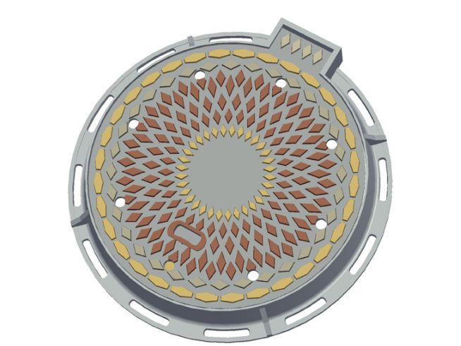 Couverture Et Grille De Regard D'egout Et D'eau De Pluie