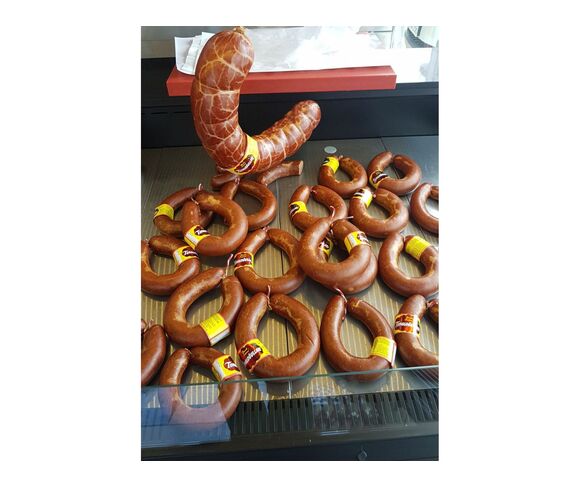 Veal bologna sausage