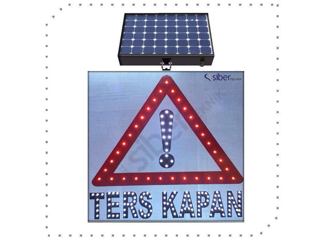 لوحة موقف السيارة ذات الطاقة الشمسية