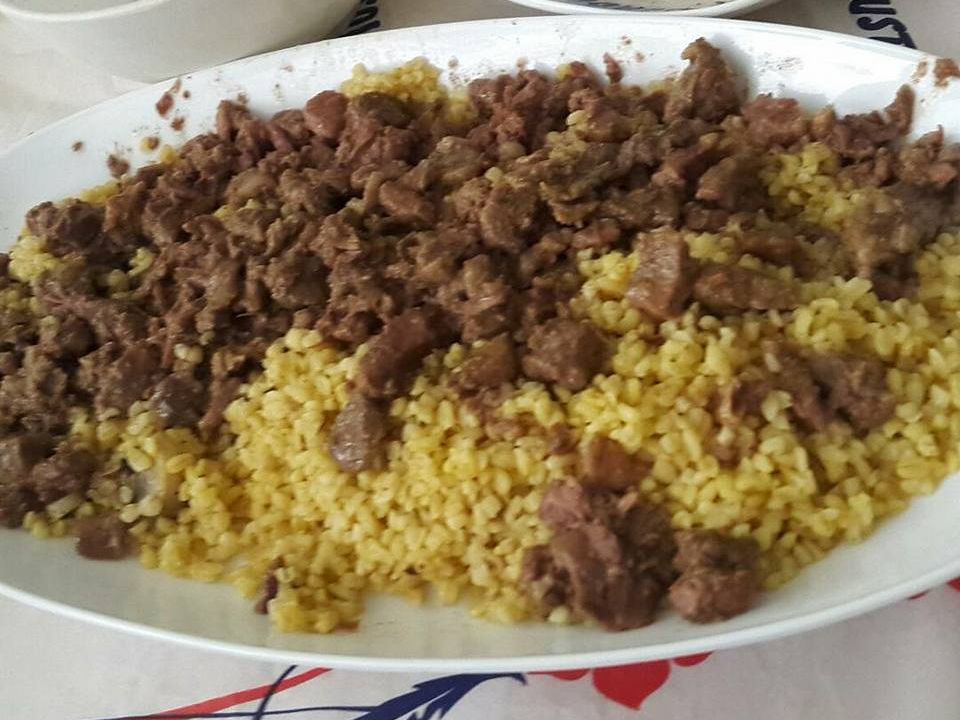 Rice-meat