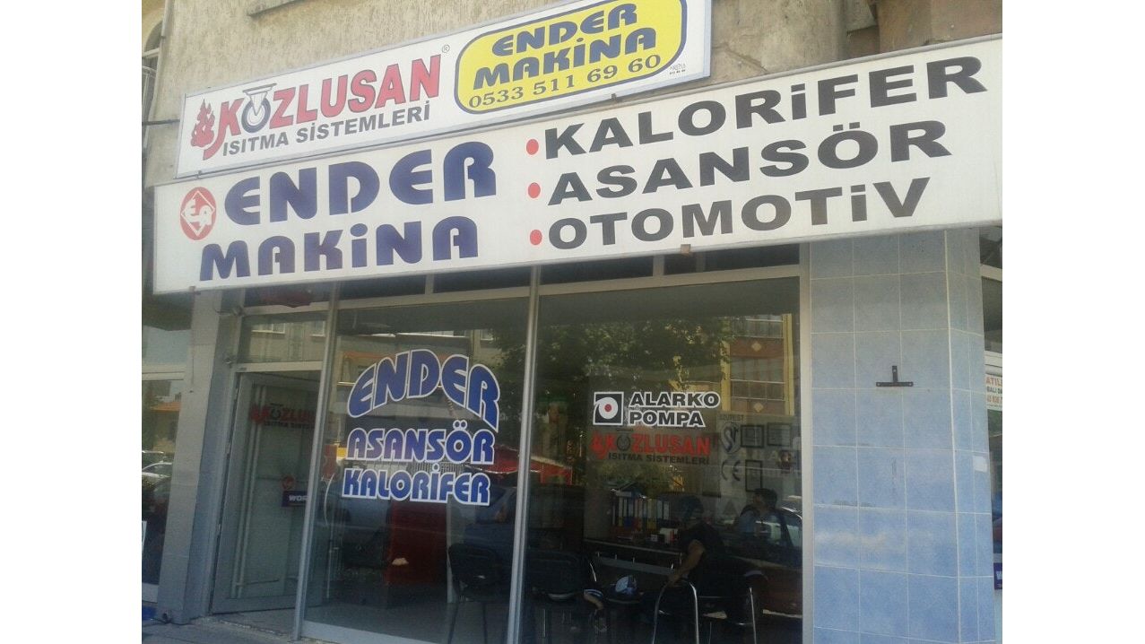 Ender Makina Mühendisliği İnş. Rek. Eği. İhr. İth. San. Tic. Ltd. Şti.