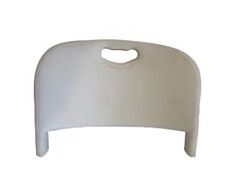 플라스틱 의자 뒤로