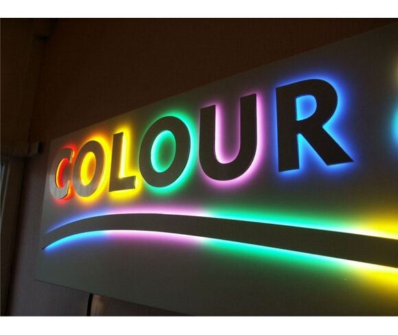 illuminated sign