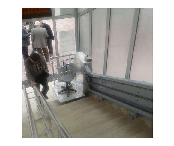 Platform Type Stairs for Disabled Lift