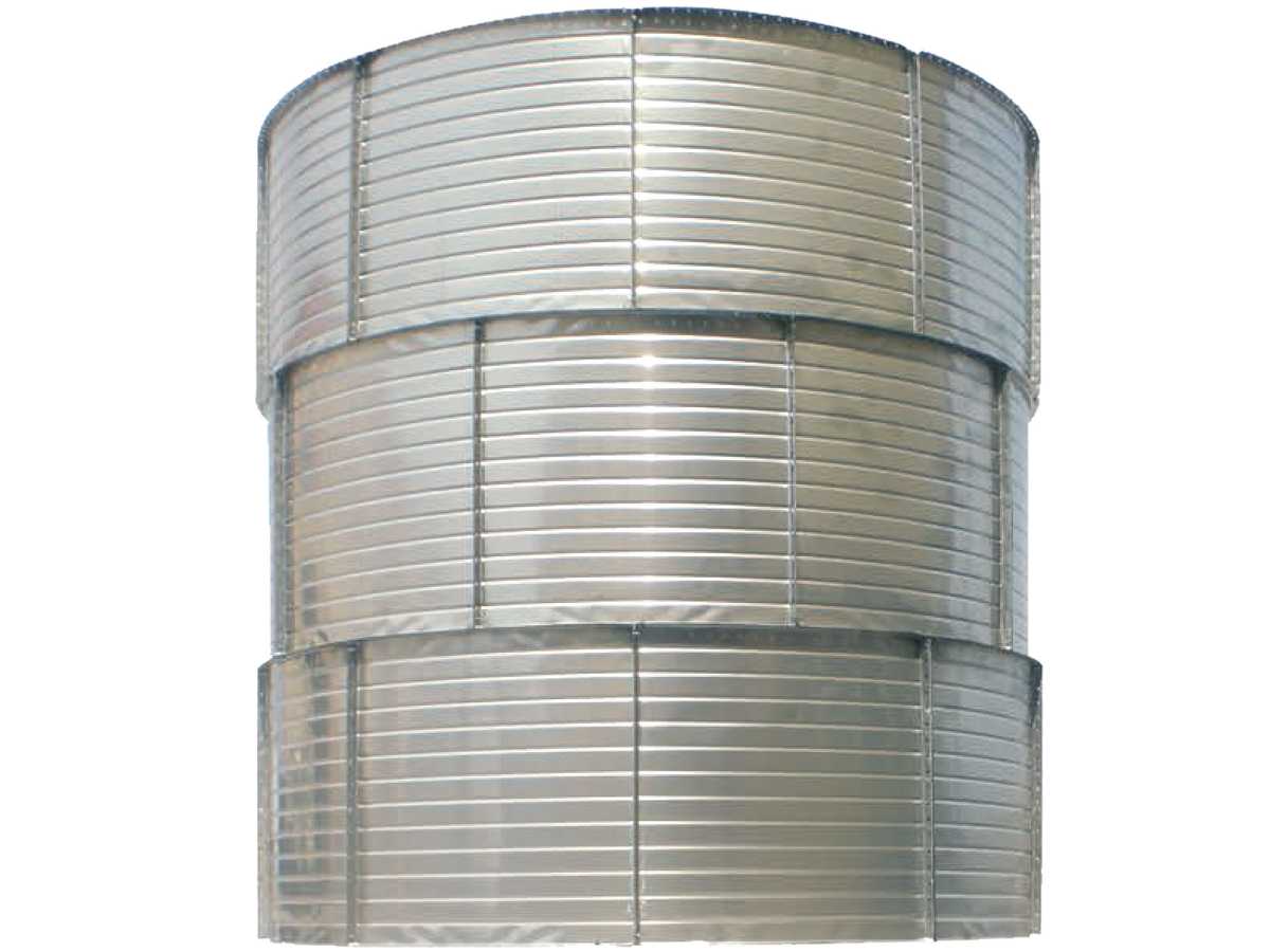 Mod&#xFC;ler Silindirik Su Deposu