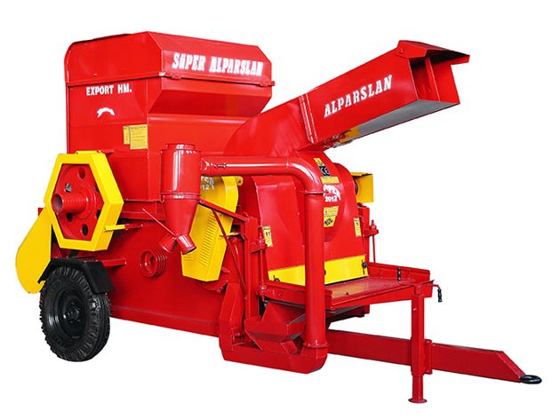 Dreschmaschine Kombiniert Mit Ausscheider Und Zerstreuer