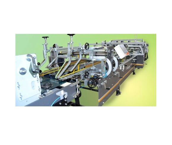 Máquina Tripunto para Plegar y Pegar Cajas