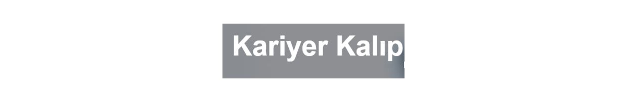 Kariyer Kalıp