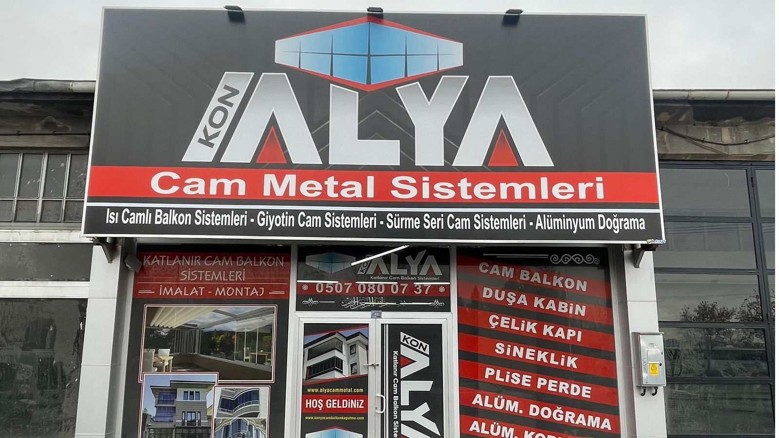 Kon Alya Cam Metal Sistemleri