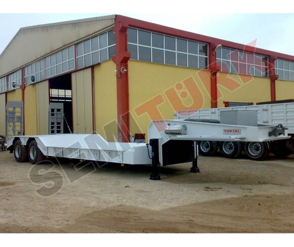 2-axle low-loader chassis semi-trailer