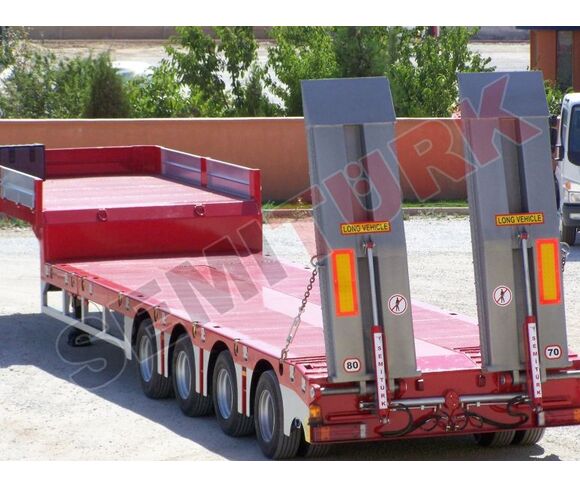 4 axle lowbed semi-trailer