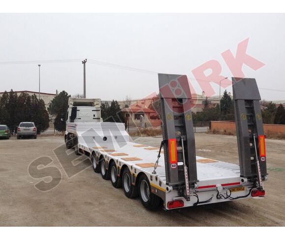 5 axles lowbed semi-trailer