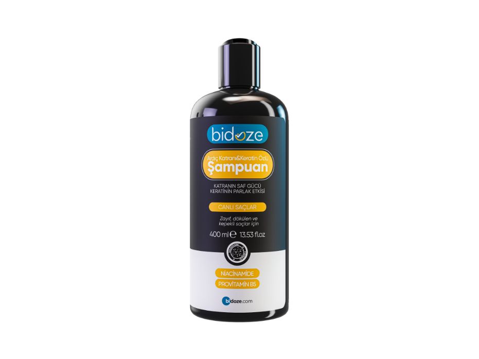 Bidoze Juniper Tar And Keratin Shampoo 400 Ml