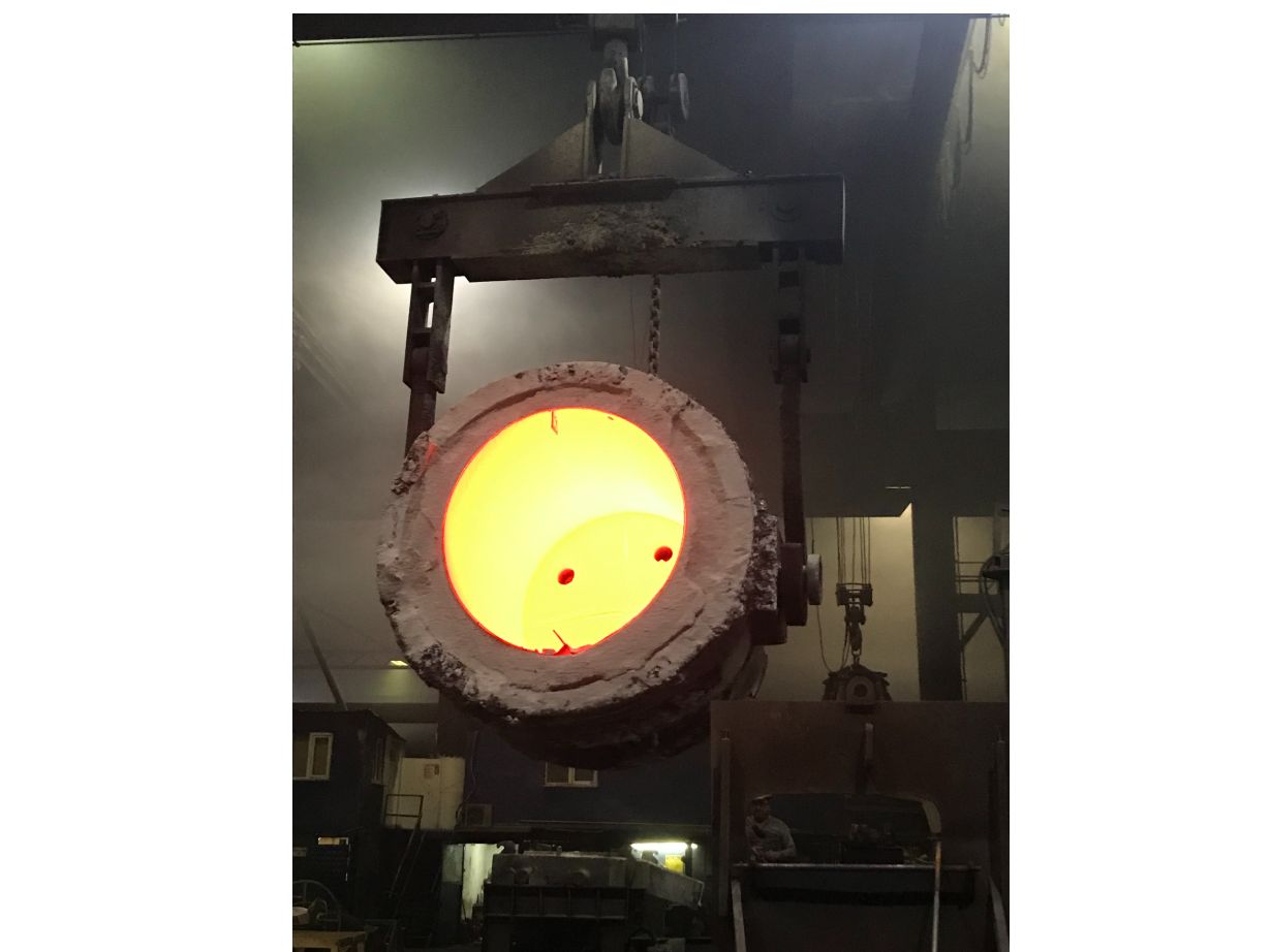 Refractario De Crisol Resistente A Altas Temperaturas Para Fundición De Acero