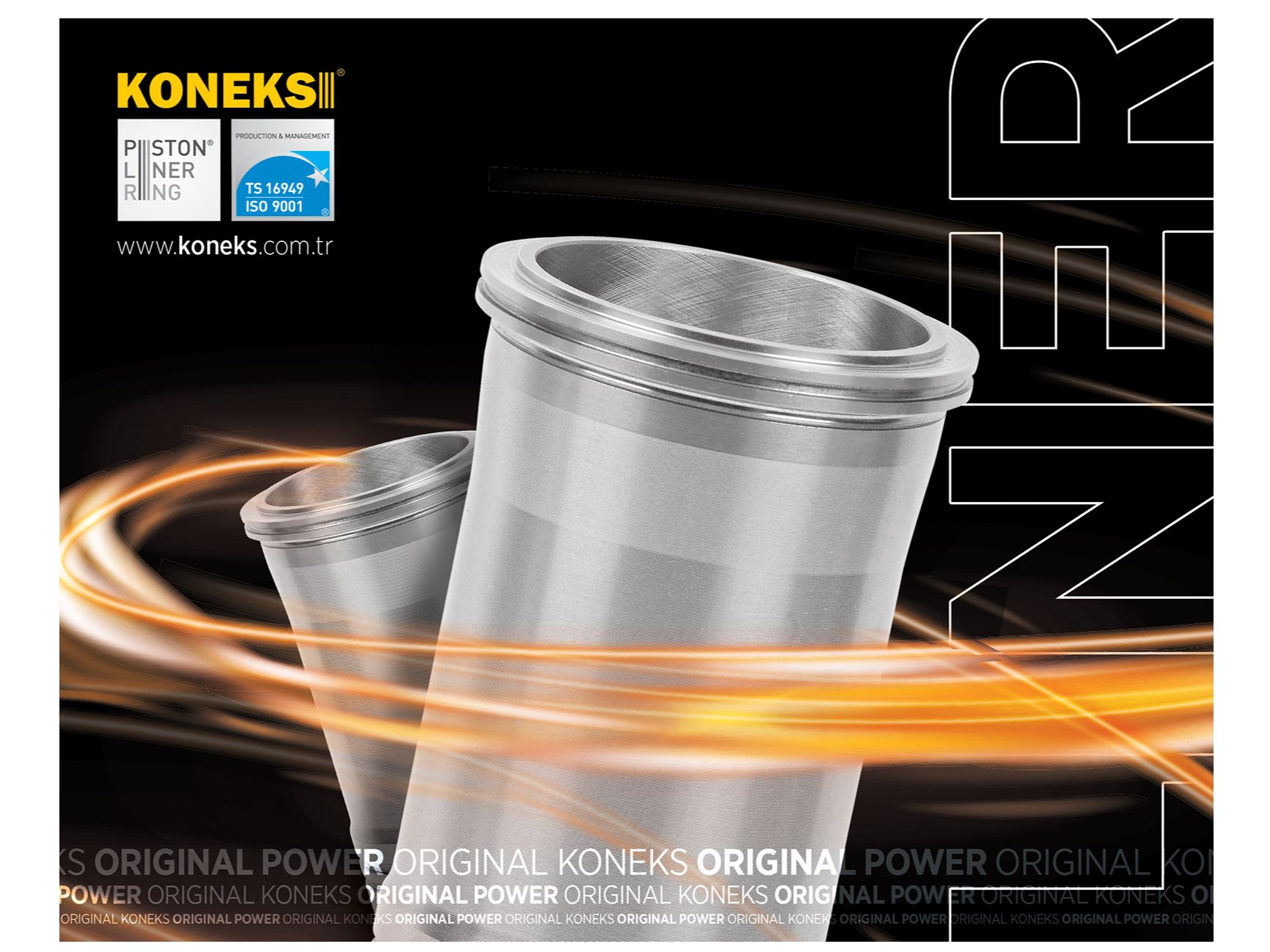 قميص ومكبس محرك الاحتراق الداخلي