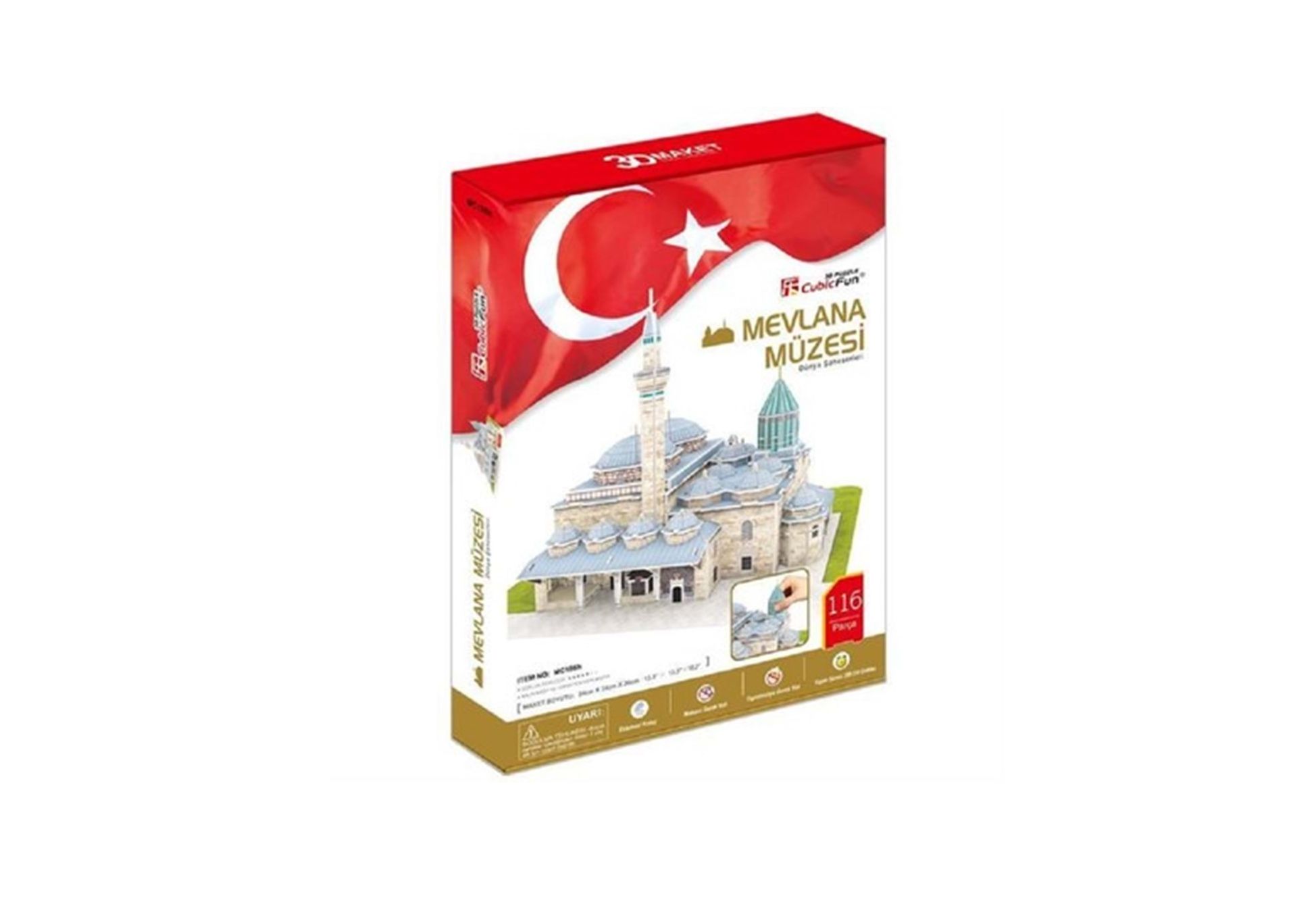 Neco Mevlana Museum 116 Pç 3d Puzzle