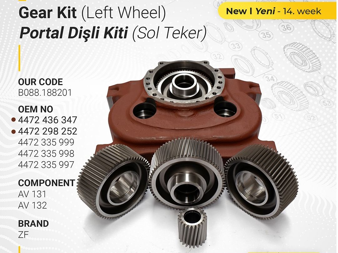 Portal Axle Gears And Housing Kit