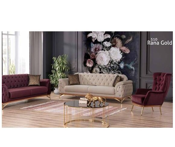RANA GOLD SOFAS 510