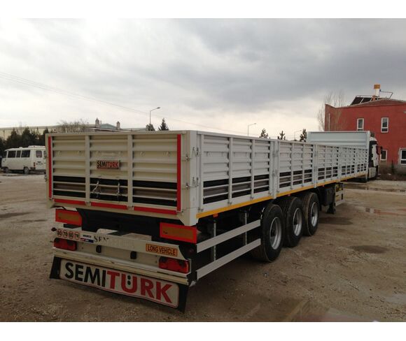 Dry freight semi trailer | 13.60 flatbed semi trailer | Cargo platform semi trailer