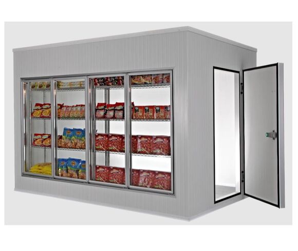 Cámara frigorífica - Cámara frigorífica - Sala de almacenamiento - Sala de choque