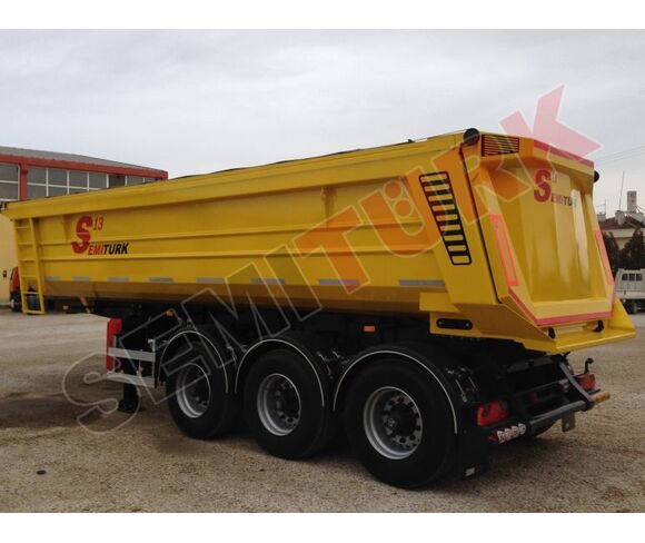 U type tipping semi trailer | Box body tipper semi trailer