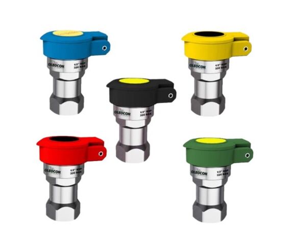 yaylı toz kapaklı quick coupling