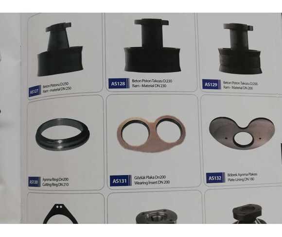 Concrete pump spare parts