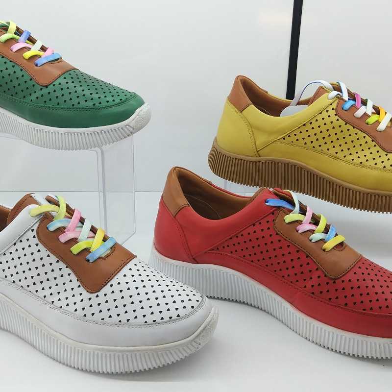 여성 가죽 신발